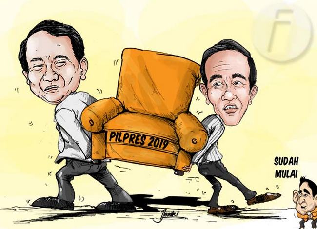 Gambar karikatur Jokowi