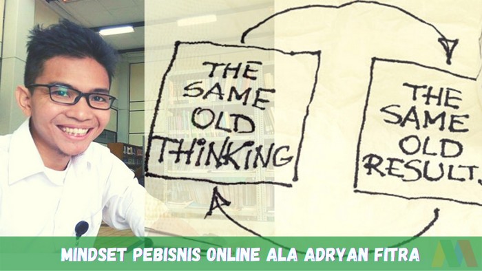 Mindset Pebisnis Online ala Adryan Fitra