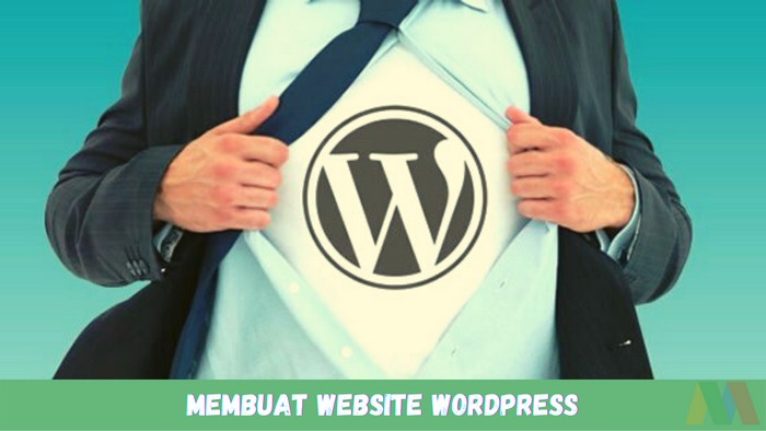 Membuat website wordpress
