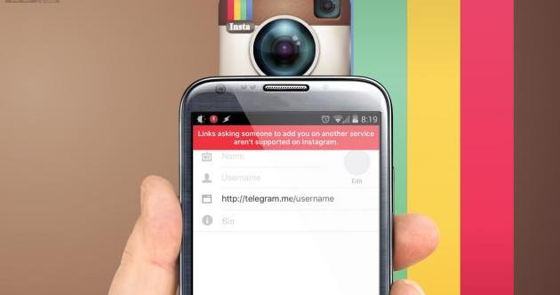 Instagram blokir Telegram dan Snapchat