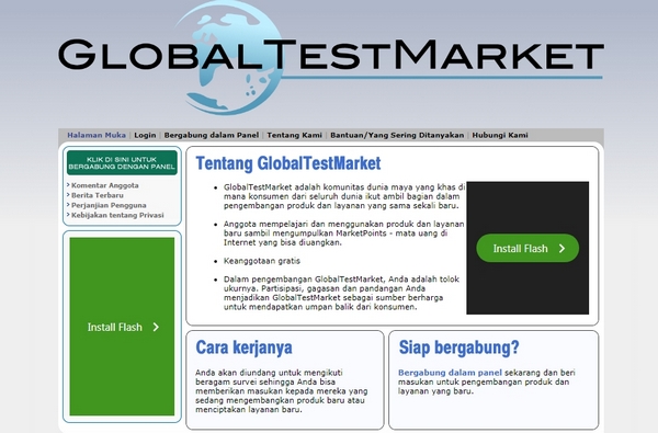 Situs Paid Survey Global Test Market