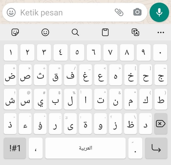 Cara menulis Arab di HP tanpa aplikasi