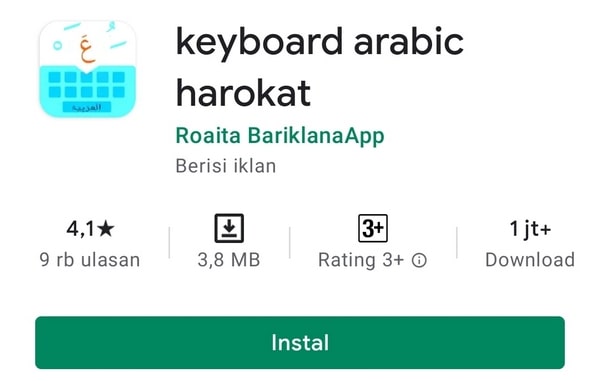 Keyboard Arabic Harokat