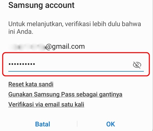 Mengunci WhatsApp di Samsung