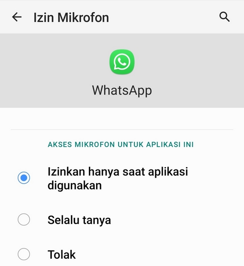 Video Call di WhatsApp Tidak Berfungsi